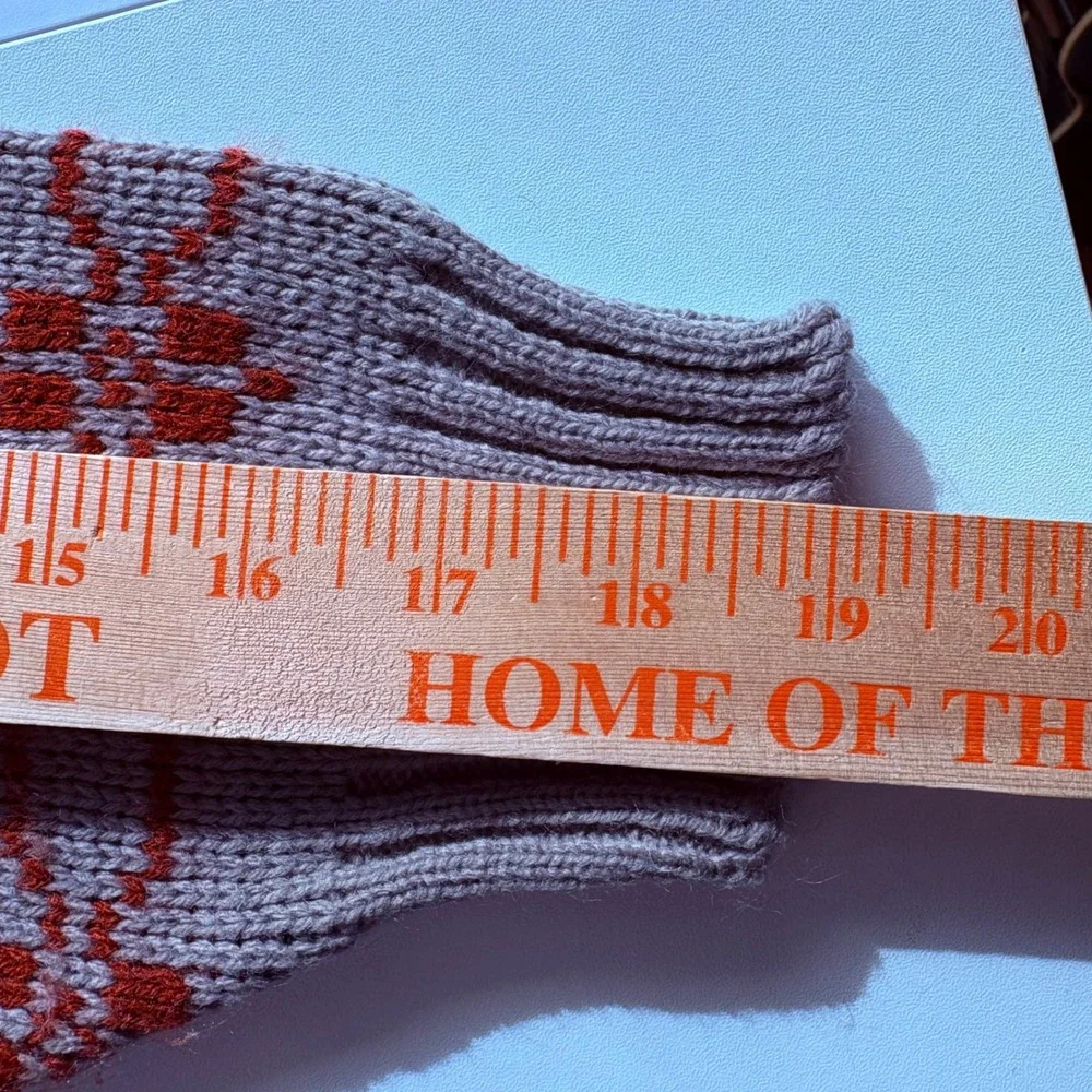 Clifton Place Mens Gray Red Black Fair Isle Knit Sweater Pullover Size Large‎
